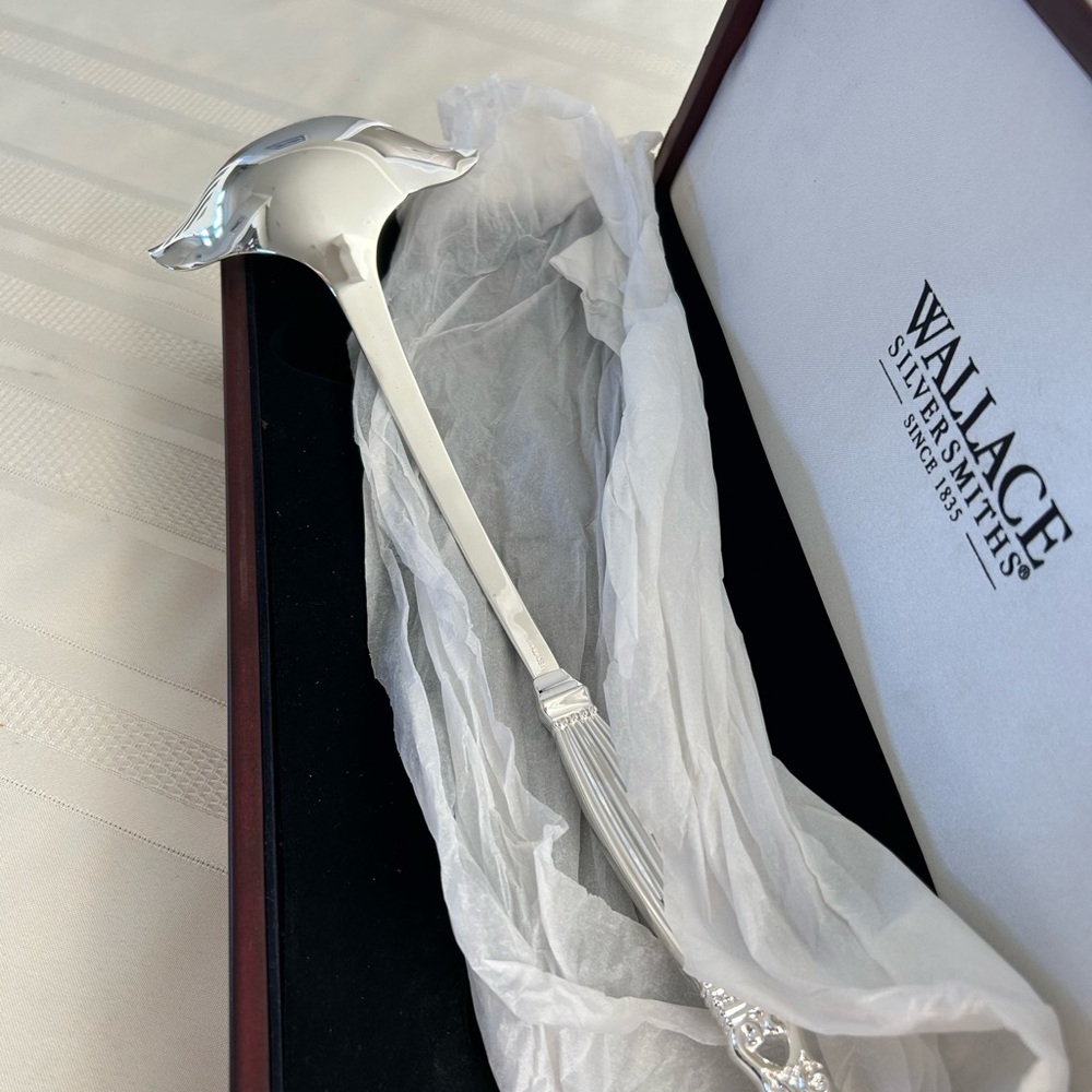 WALLACE SILVERSMITHS SILVER PUNCHBOWL LADLE - NWOT - Picture 7 of 8